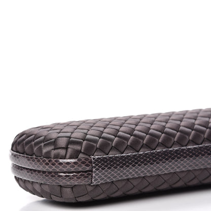 Bottega Veneta Satin Intreccio Impero Ayers Stretch Knot Clutch Quetsche 5 of 9
