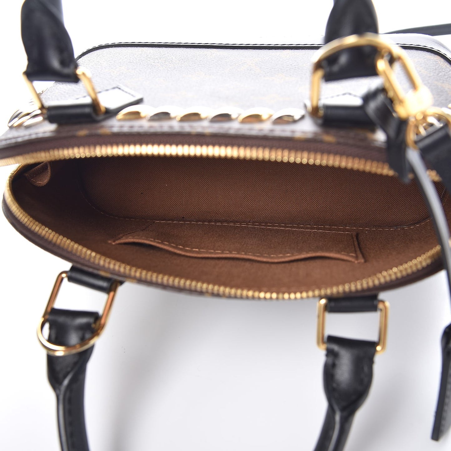 Monogram Macassar Studded Alma BB