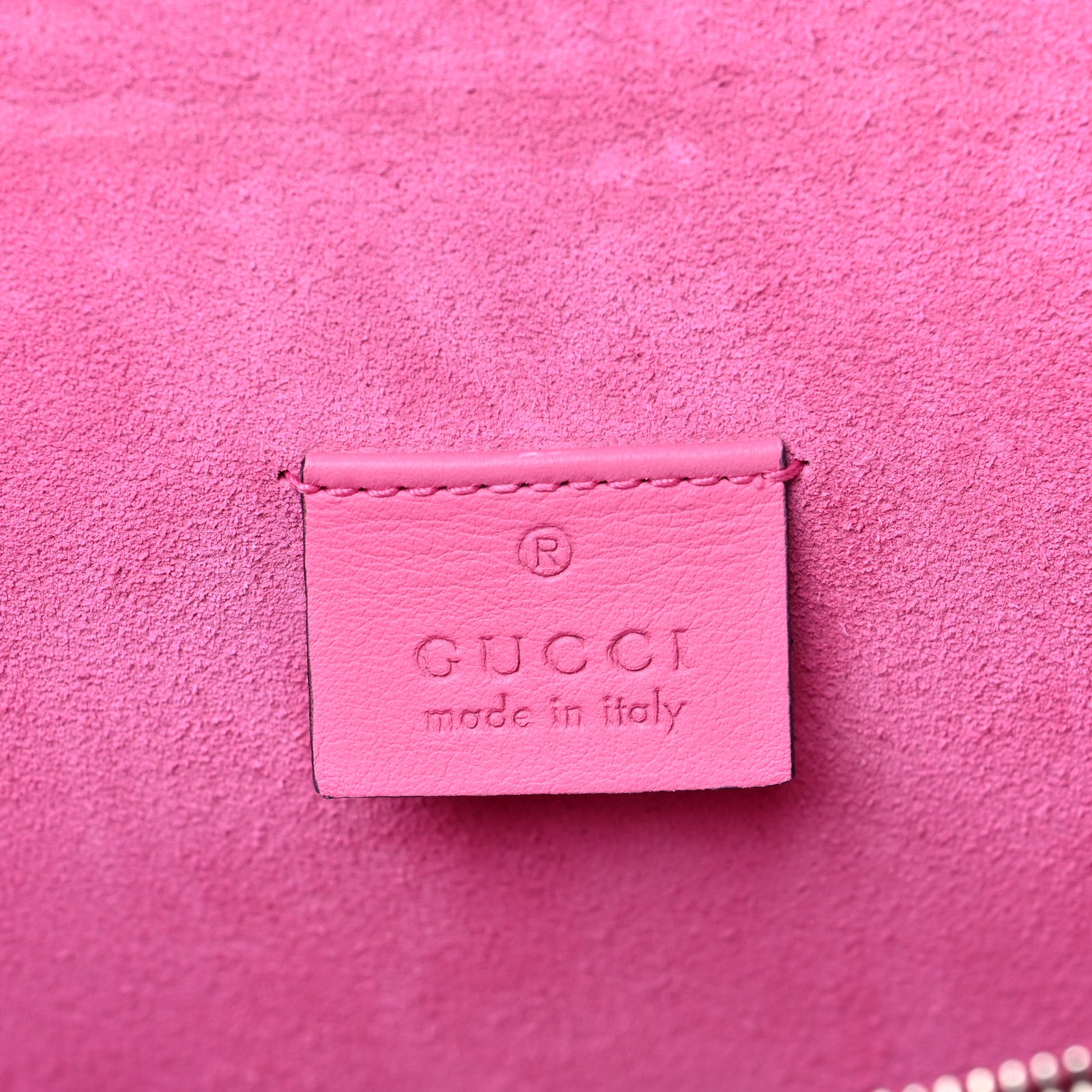 Gucci GG Supreme Monogram Suede Pierced Heart Embroidered Medium Dionysus Shoulder Bag Beige Ebony Pink Tropical Flower 6 of 12
