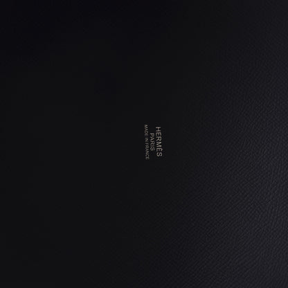 Hermes Epsom Tressage De Cuir Picotin Lock 22 MM Bleu Indigo Black Terre Battue 8 of 11