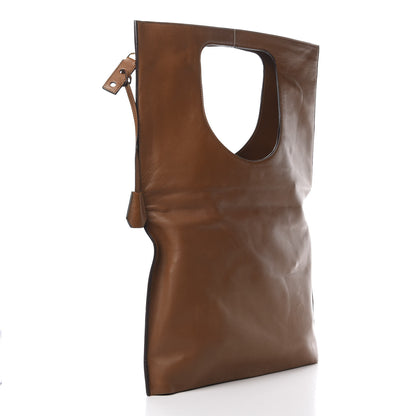 Tom Ford Ramskin Large Alix Padlock Zip Shoulder Bag Brown 5 of 15