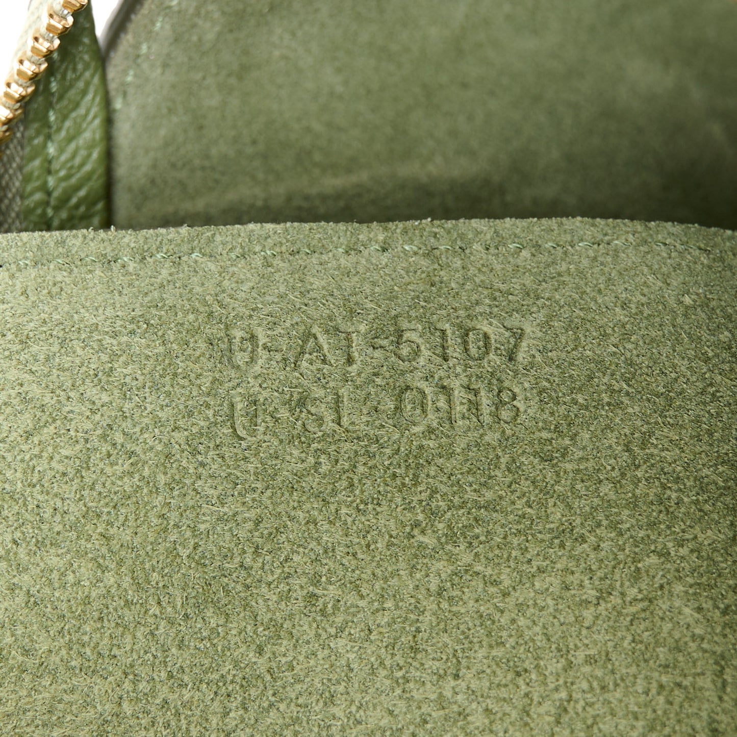 Grained Calfskin Micro Belt Bag Light Khaki