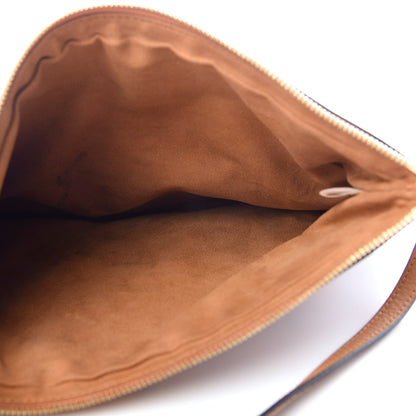 MCM Visetos Liz Shopper Tote Pouch Cognac 5 of 6