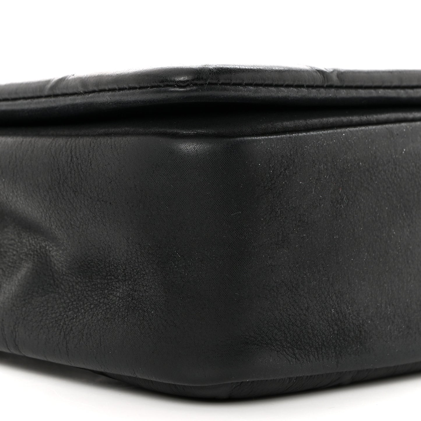 Calfskin Diamond Embossed New Chic Flap Black
