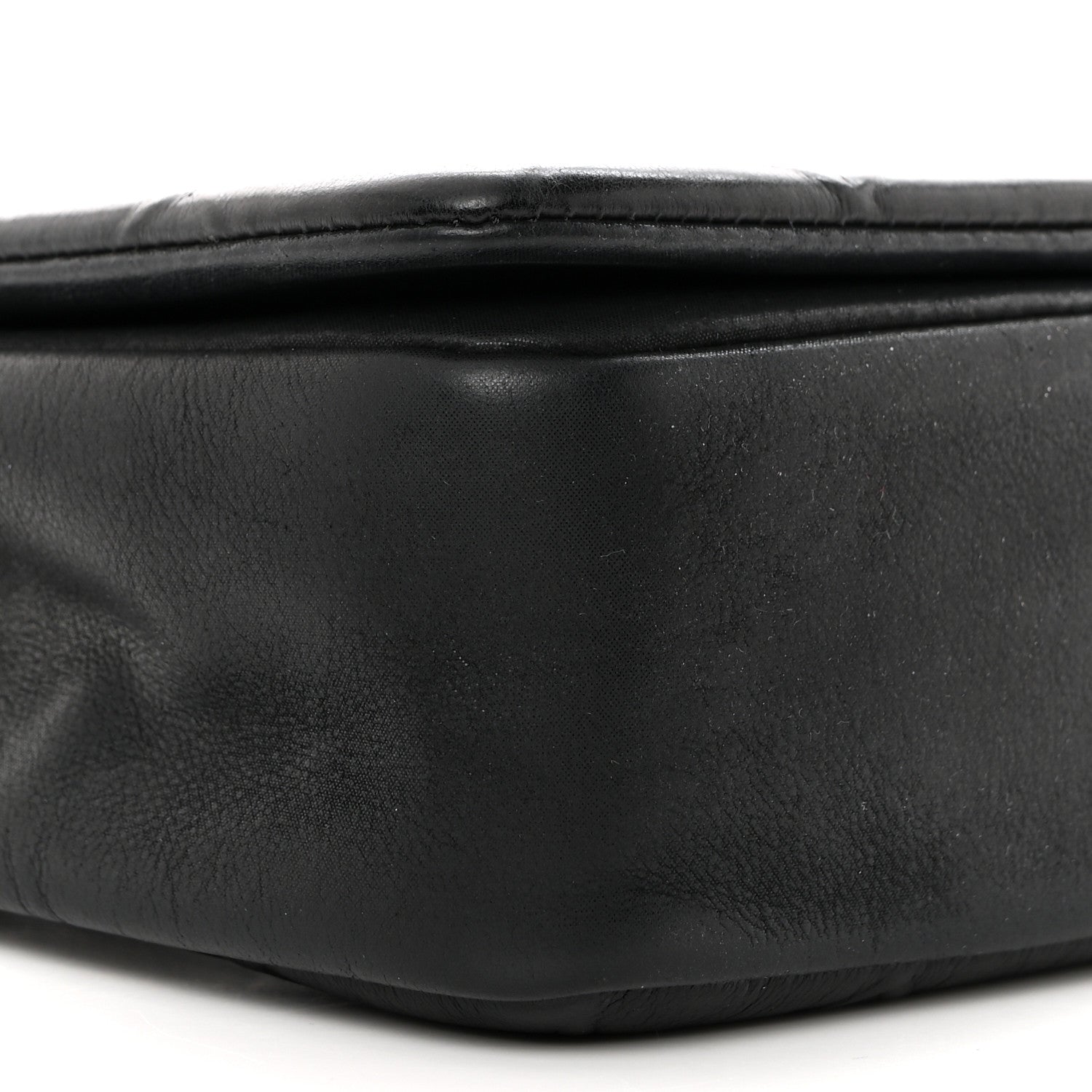 Chanel Calfskin Diamond Embossed New Chic Flap Black 9 of 10