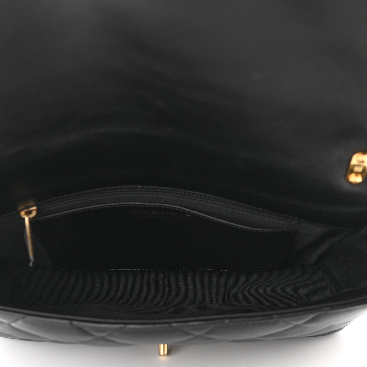 Chanel Lambskin Quilted Large CC Funky Town Flap Black 5 of 10