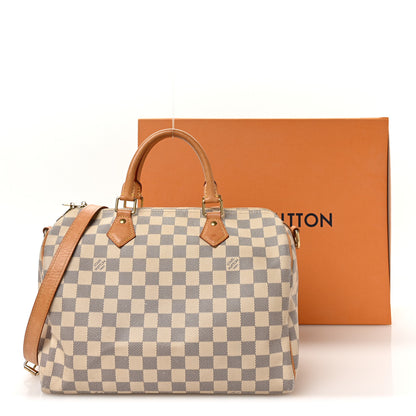 Louis Vuitton Damier Azur Speedy Bandouliere 30 11 of 11