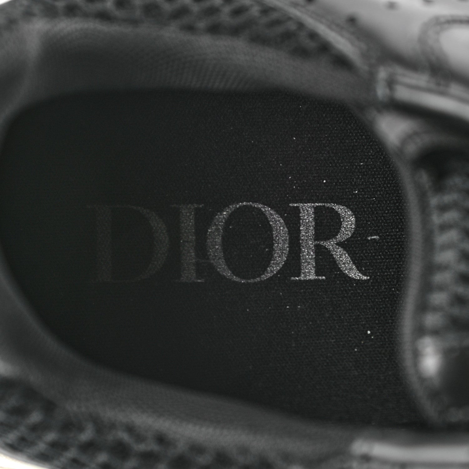 Christian Dior Technical Mesh Calfskin Mens B22 Sneakers 41 Black 11 of 13
