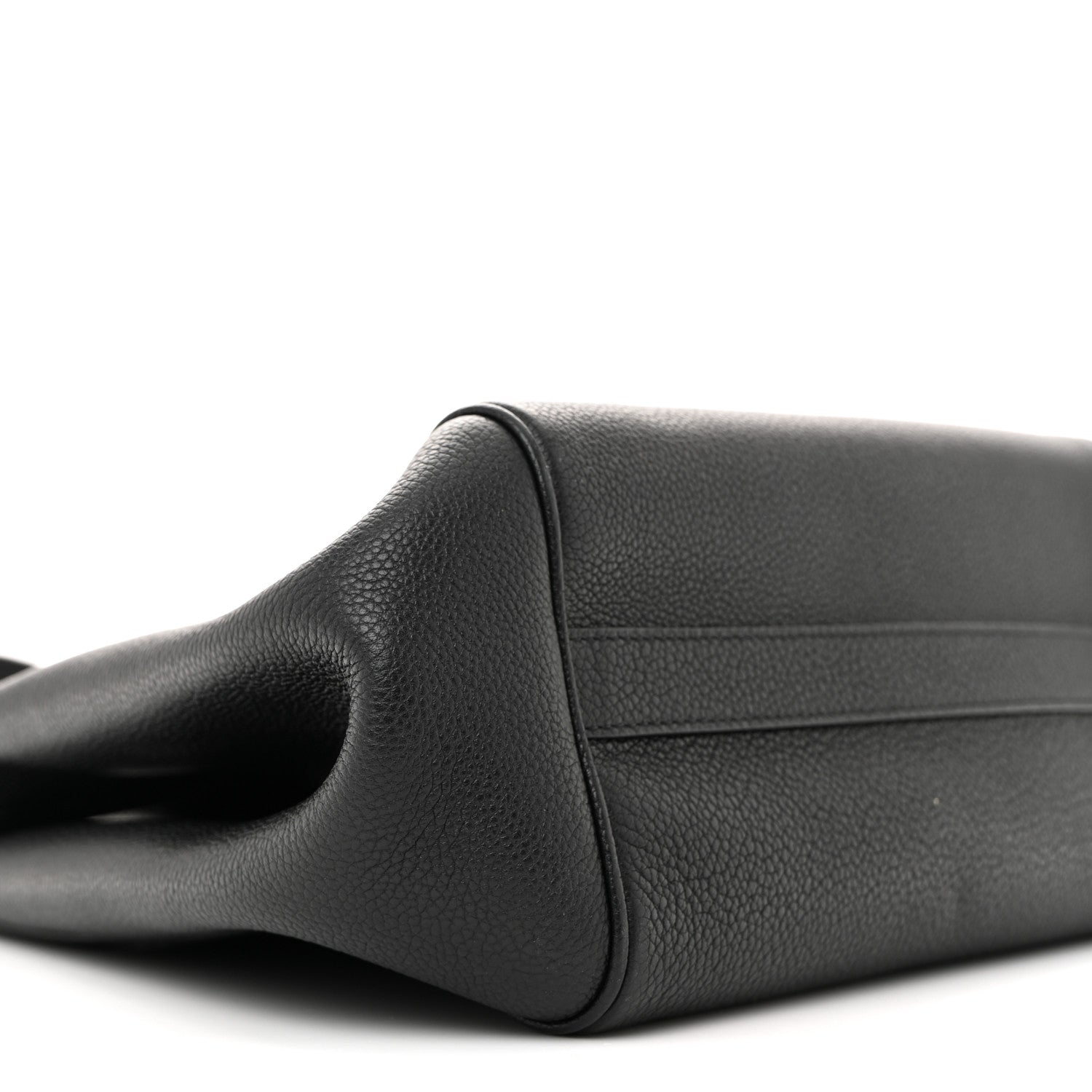 Celine Grained Calfskin Small Folded Cabas Black 9 of 12