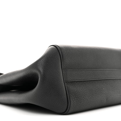 Celine Grained Calfskin Small Folded Cabas Black 9 of 12