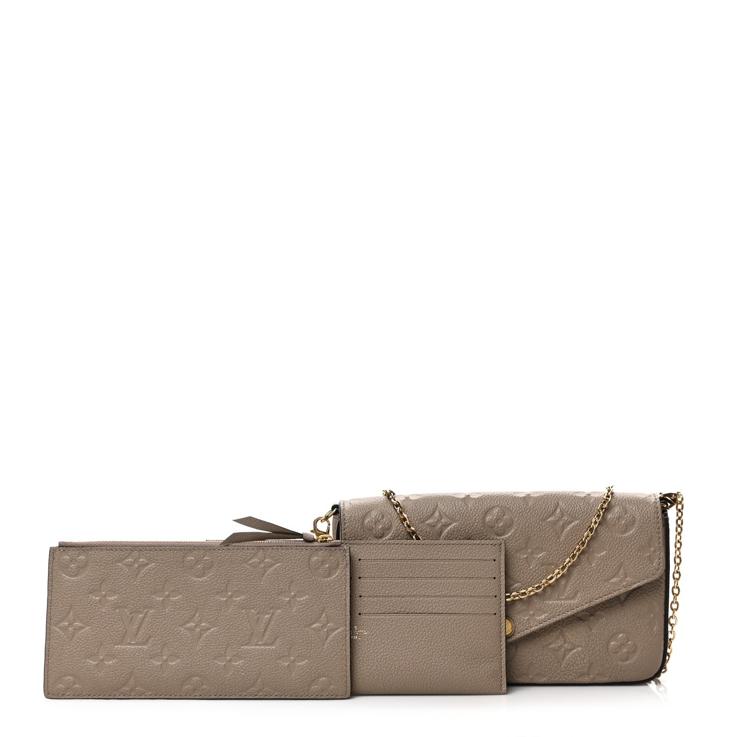 Empreinte Pochette Felicie Chain Wallet Tourterelle