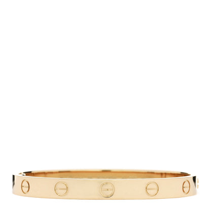 Cartier 18K Yellow Gold LOVE Single Screw Bracelet 16 1 of 9