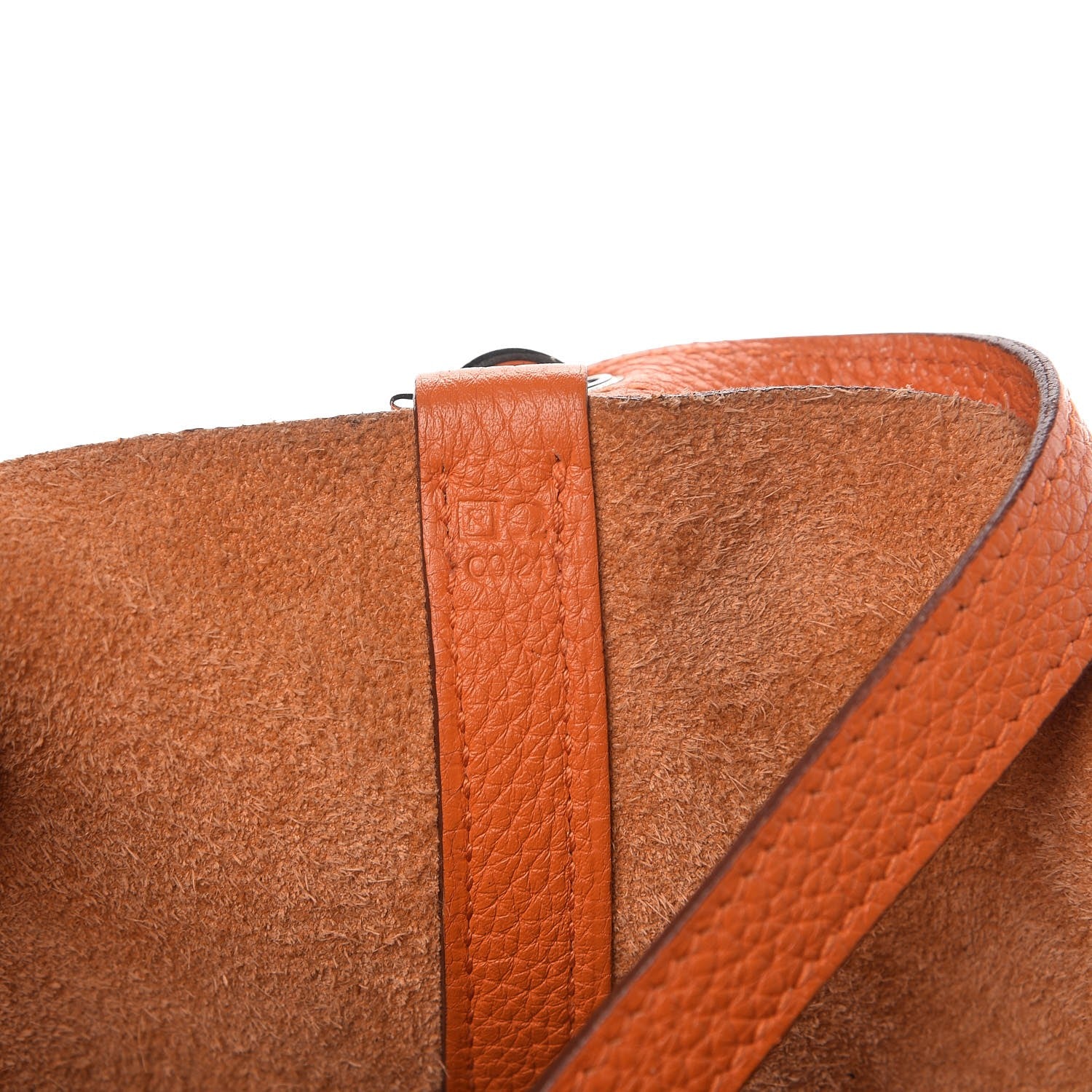 Hermes Taurillon Clemence Picotin Lock 22 MM Orange 7 of 7