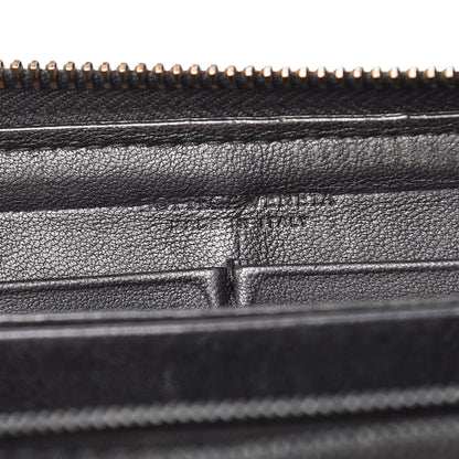 Bottega Veneta Nappa Intrecciato Zip Around Wallet Black 6 of 12