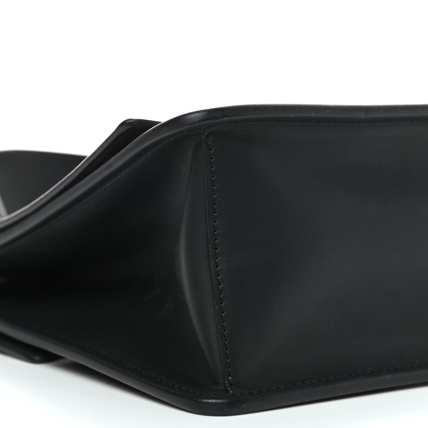 Fendi Vitello Century Velvet F is Fendi FF Kan I Shoulder Bag Black Tobacco 6 of 10