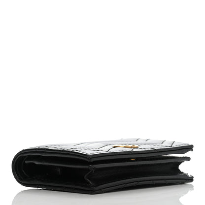 Gucci Calfskin Matelasse GG Marmont Card Case Wallet Black 4 of 9