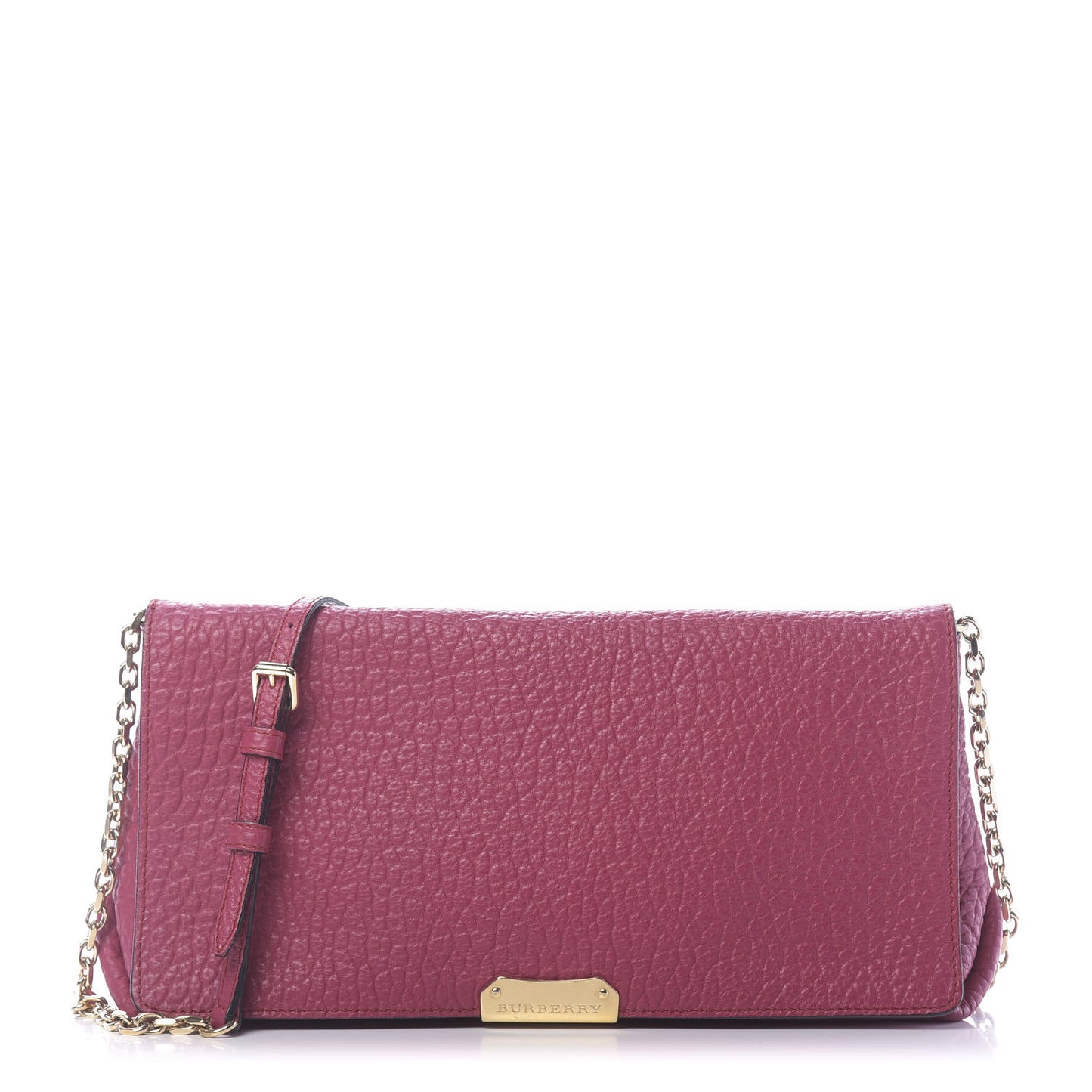 Signature Grain Medium Mildenhall Crossbody Bag Dark Plum
