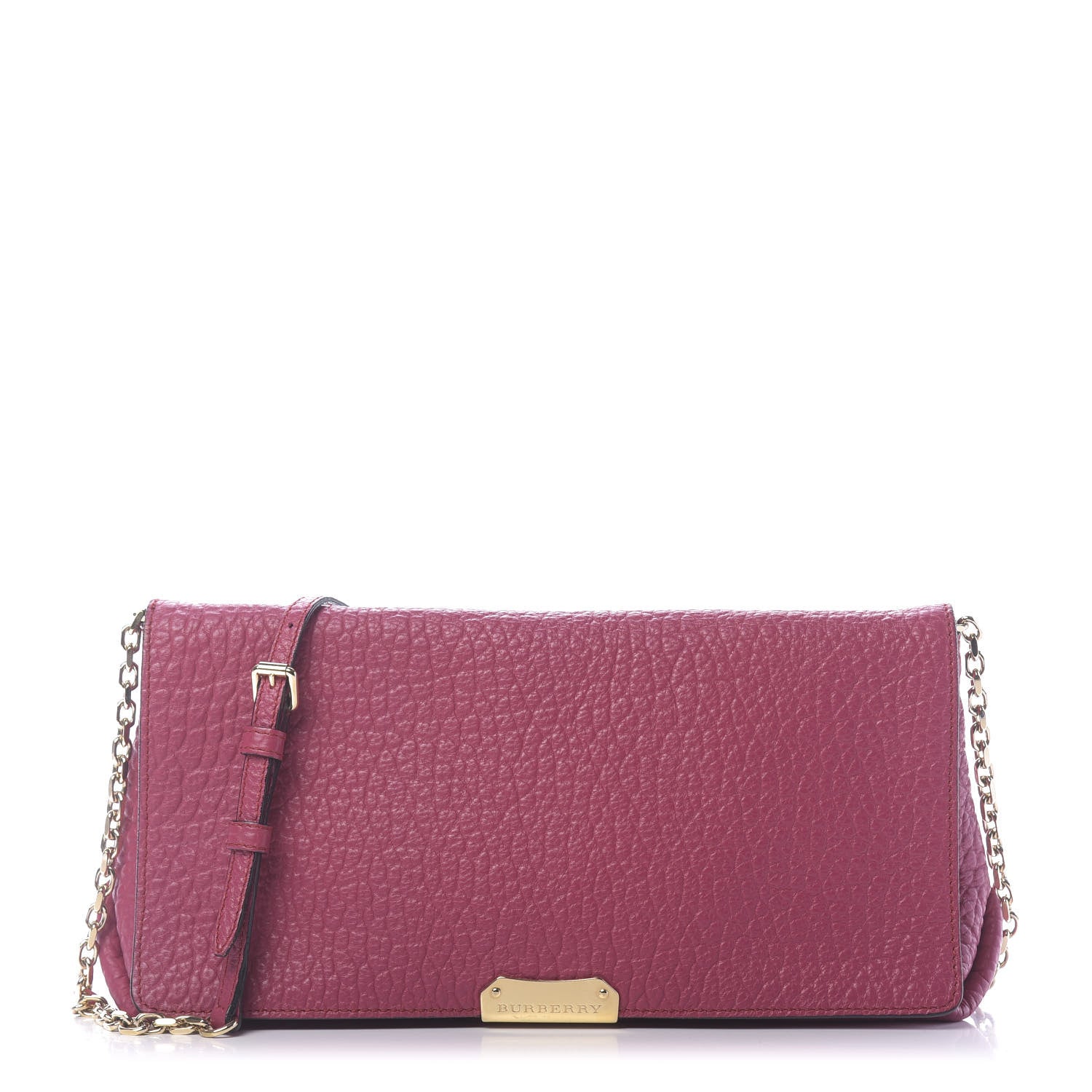 Burberry Signature Grain Medium Mildenhall Crossbody Bag Dark Plum 1 of 7