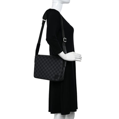 Louis Vuitton Damier Graphite District PM NM 2 of 9