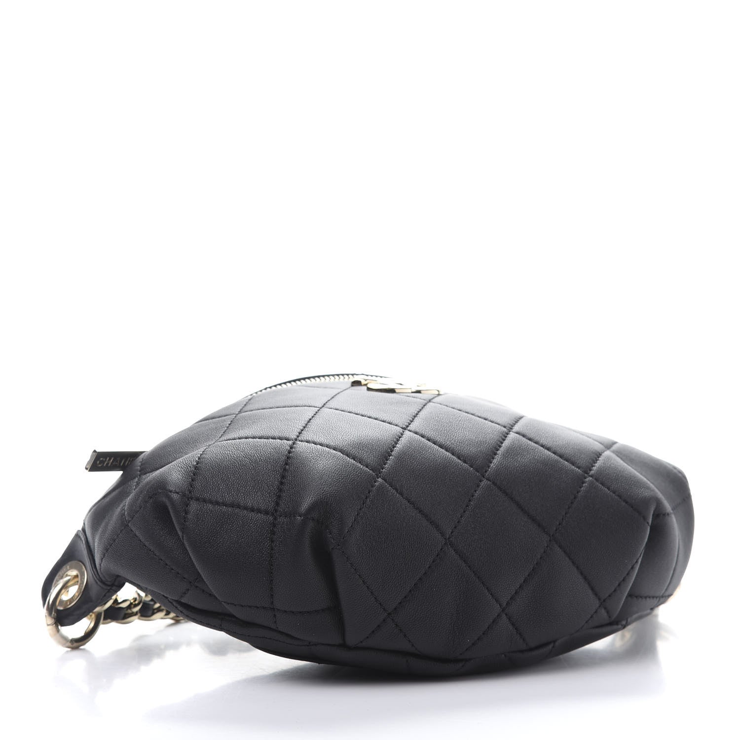 Chanel Lambskin Quilted Waist Belt Bag Black 5 of 12