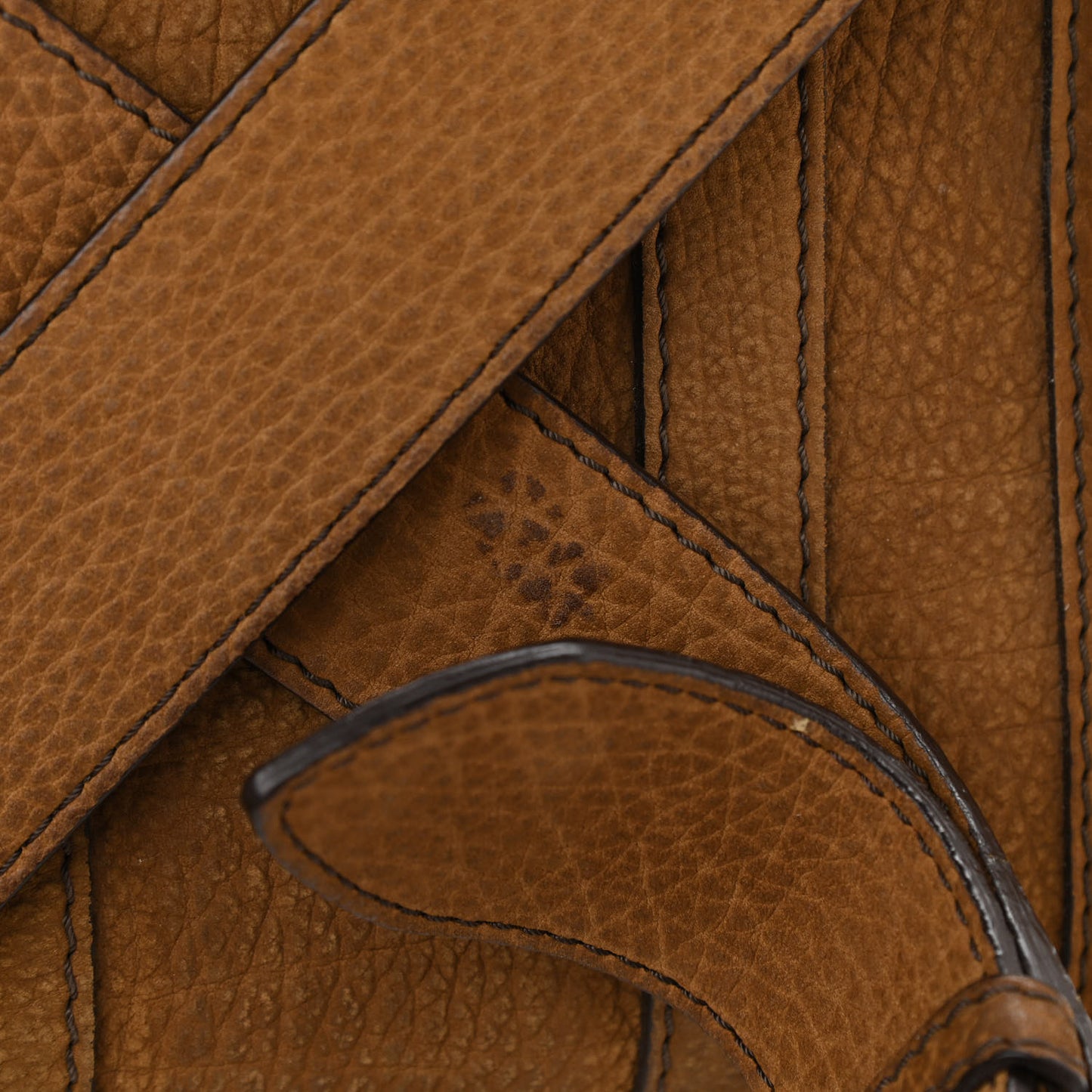 Nubuck Medium Nevinson Bowling Bag Brown