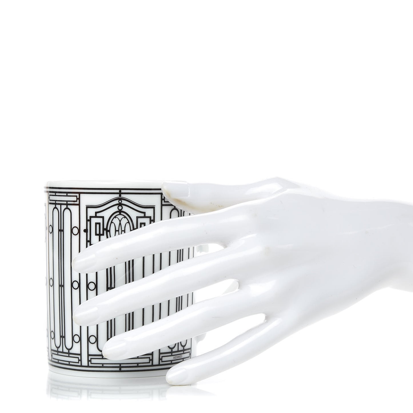 Porcelain H Deco Mug