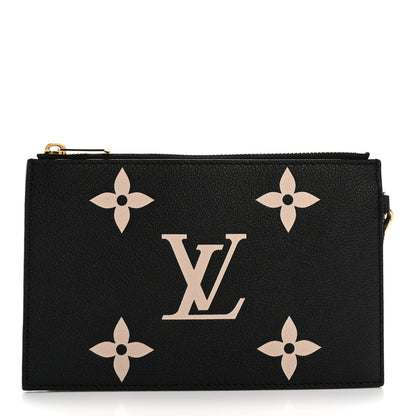 Louis Vuitton Empreinte Monogram Giant Neonoe MM Pochette Black Beige 1 of 7