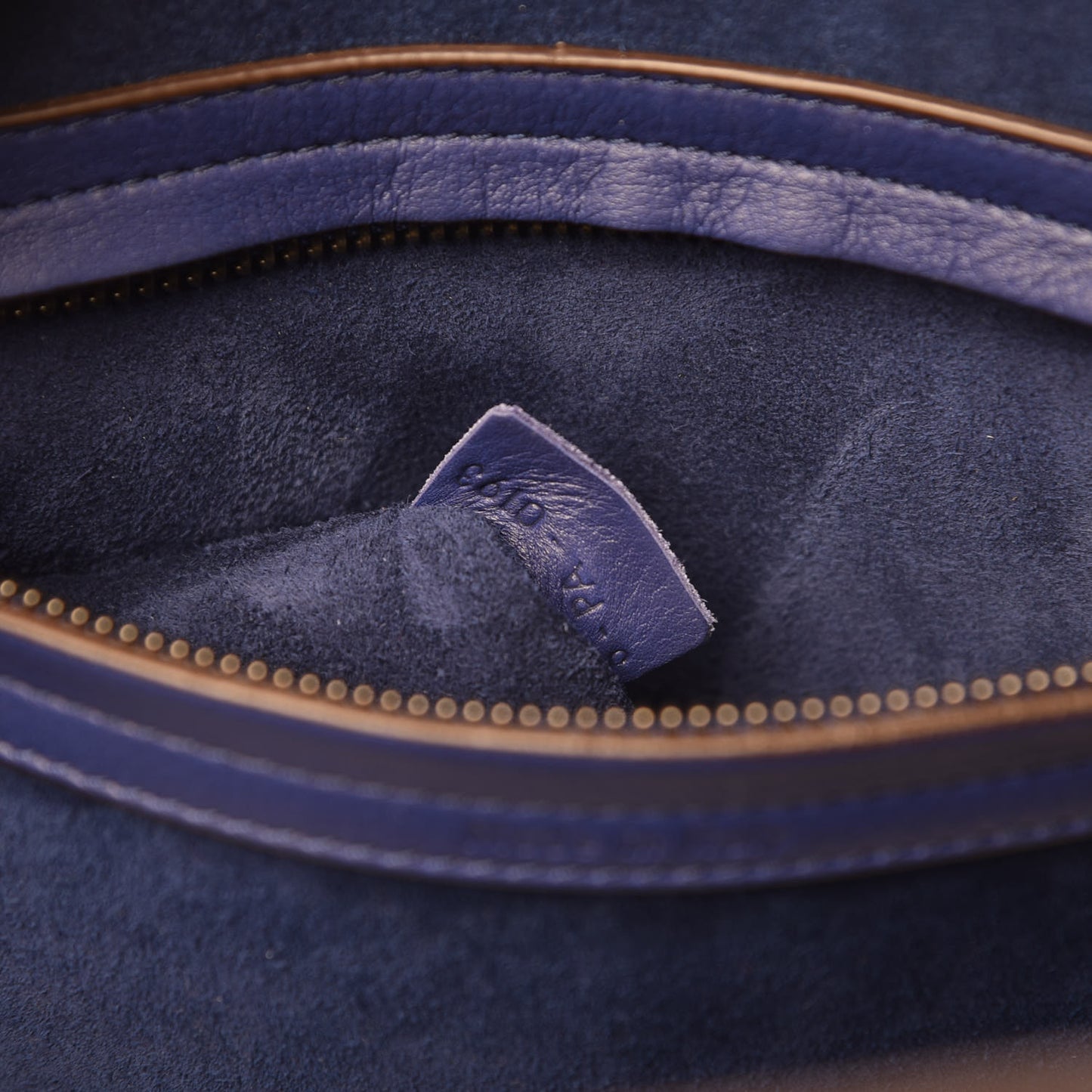 Supple Calfskin Medium Phantom Luggage Indigo