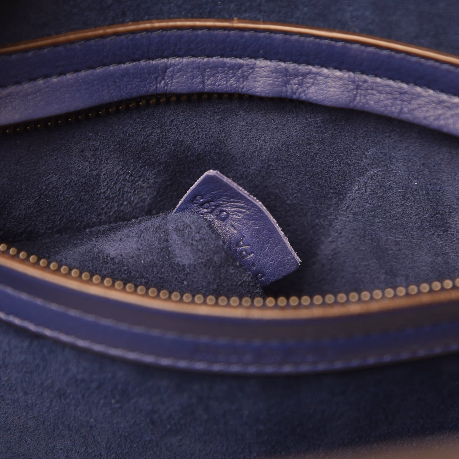 Celine Supple Calfskin Medium Phantom Luggage Indigo 9 of 19