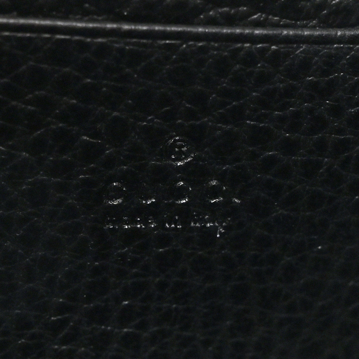 Calfskin Mini Dionysus Chain Wallet Black