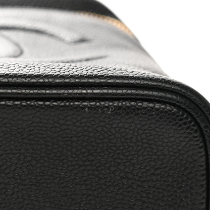 Chanel Caviar Vanity Cosmetic Case Black 12 of 15