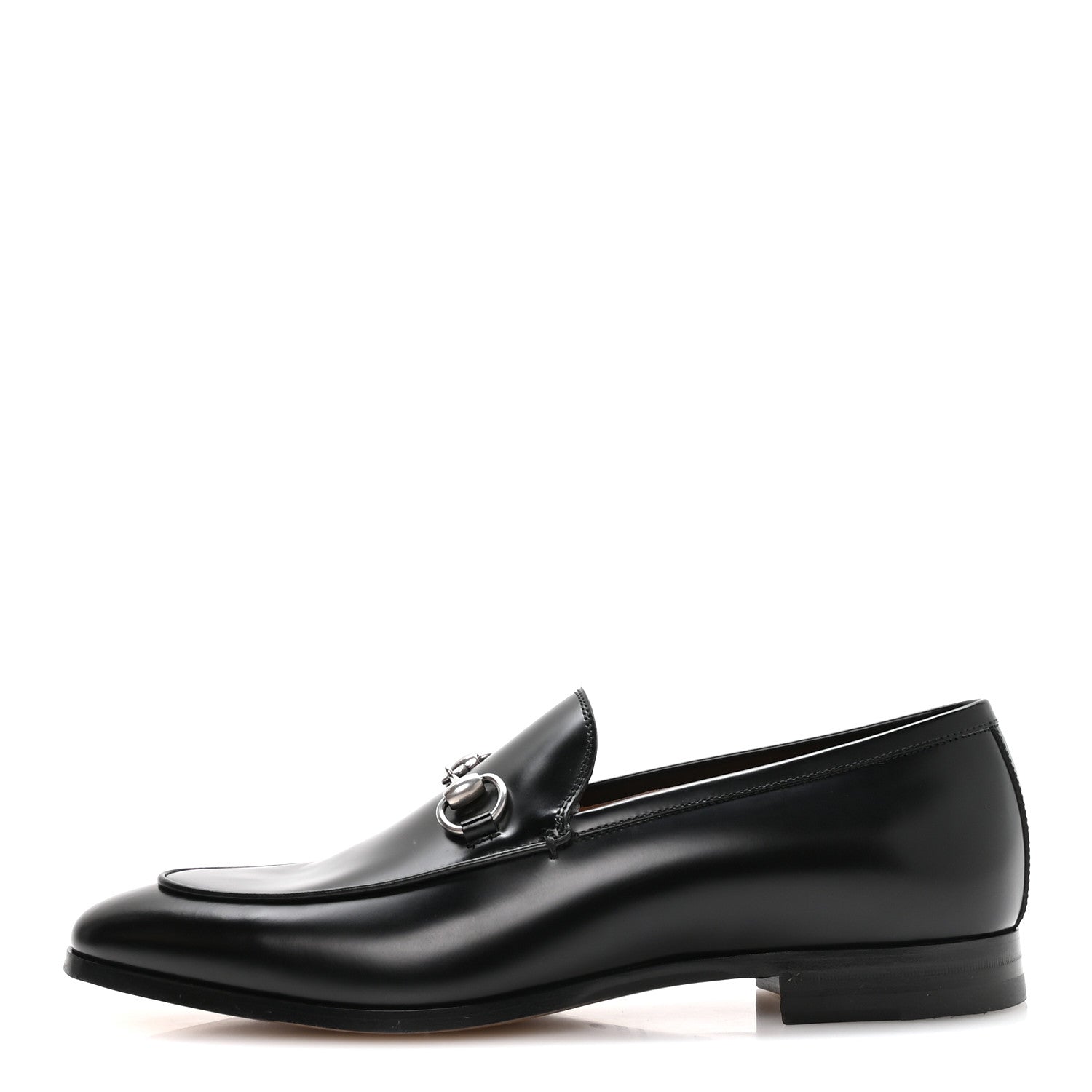 Gucci Betis Glamour Horsebit Mens Jordaan Loafers 10 Black 1 of 9