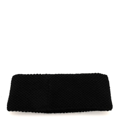 Chanel Cashmere CC Headband Black 2 of 4