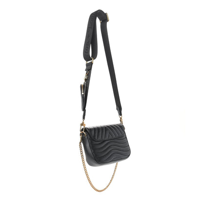 Louis Vuitton Calfskin New Wave Multi Pochette Black 3 of 13