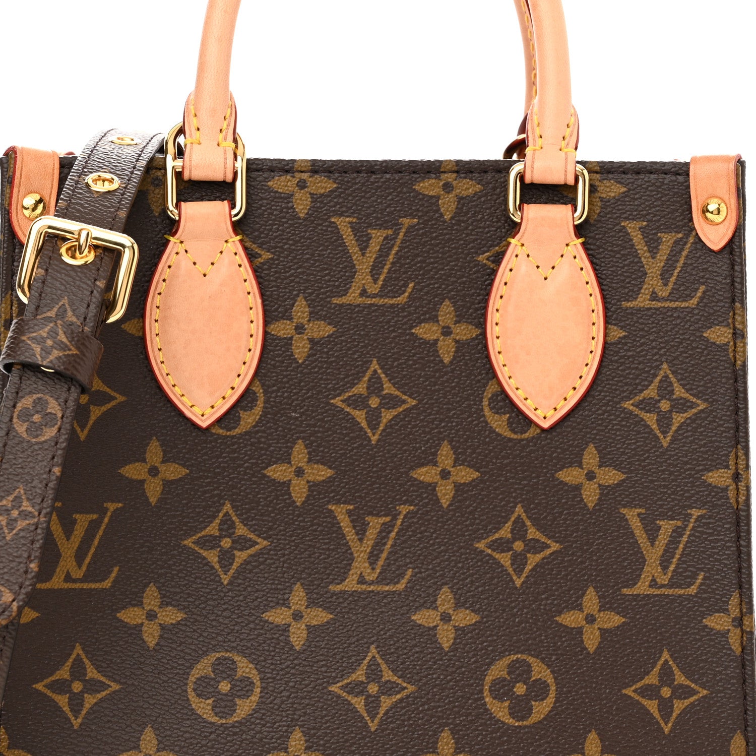 Louis Vuitton Monogram Sac Plat BB 7 of 12