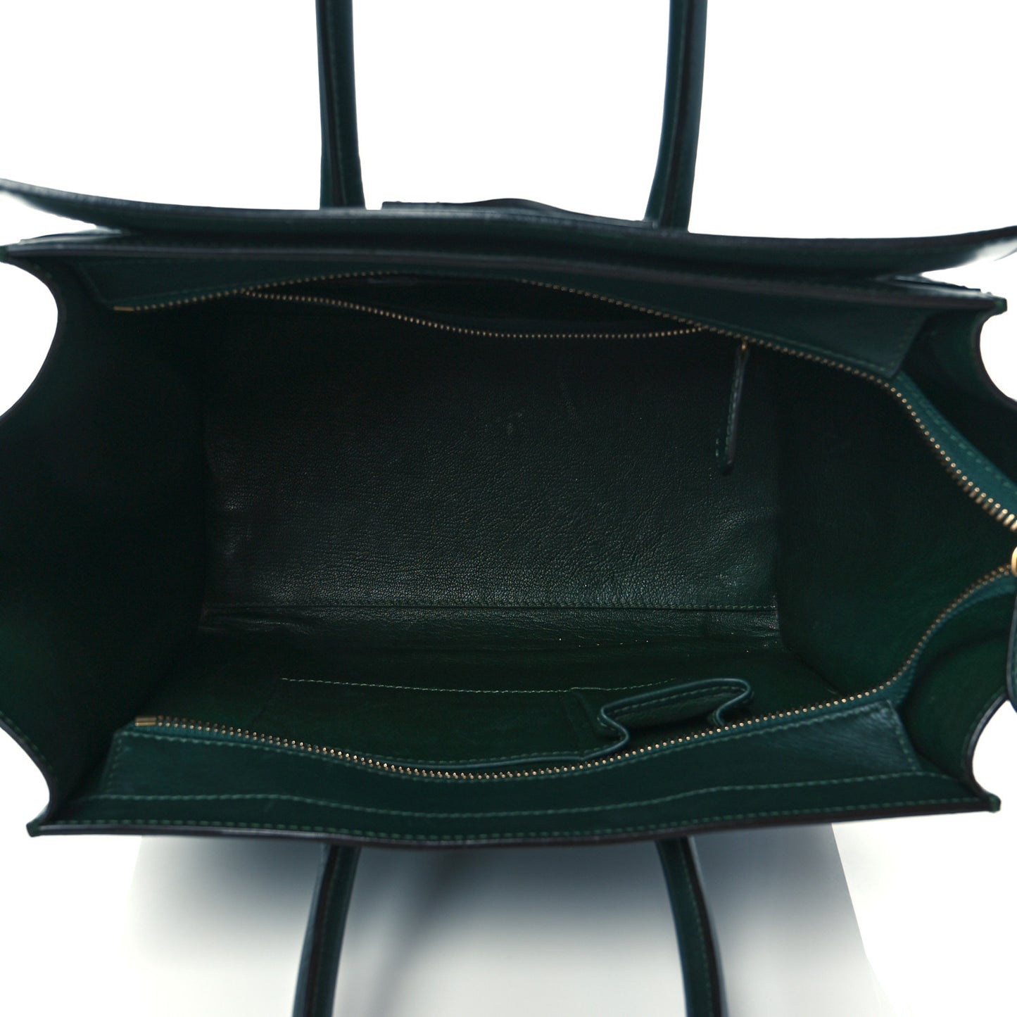 Smooth Calfskin Mini Luggage Emerald