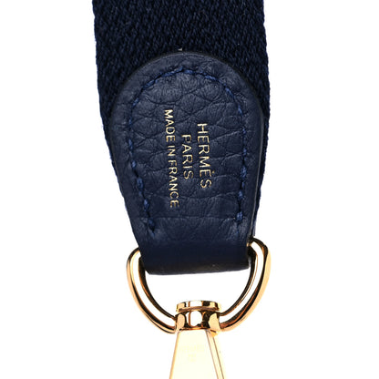 Hermes Taurillon Clemence Amazone Evelyne TPM Bleu Nuit Bleu Indigo 6 of 10