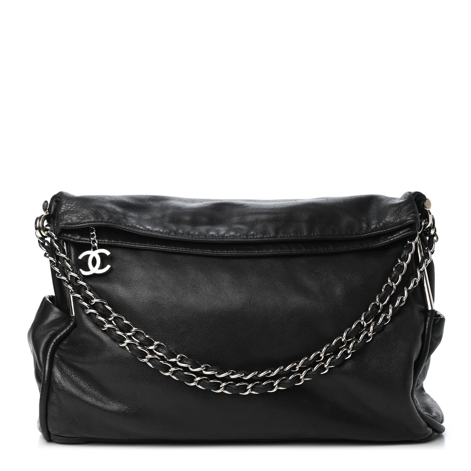 Chanel Lambskin Ultimate Soft Hobo Black 1 of 4