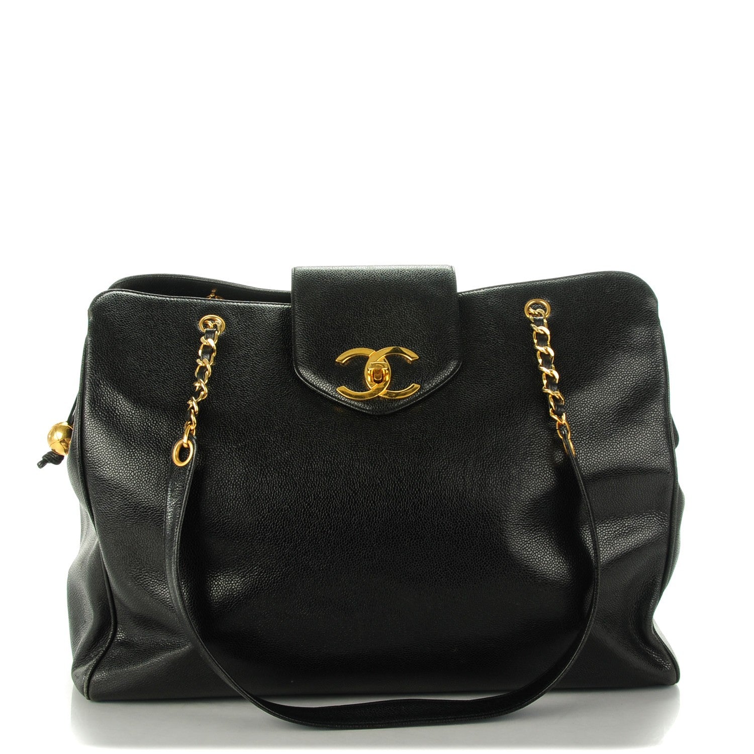 Chanel Caviar XL Weekender Bag Black 1 of 7