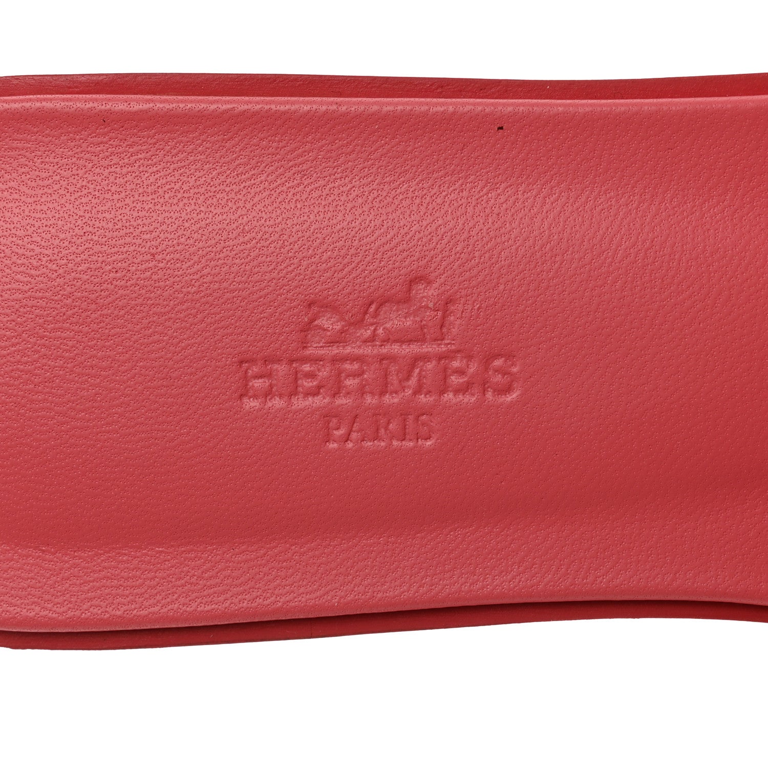 Hermes Box Calfskin Oran Sandals 40 Rose Boise 6 of 8