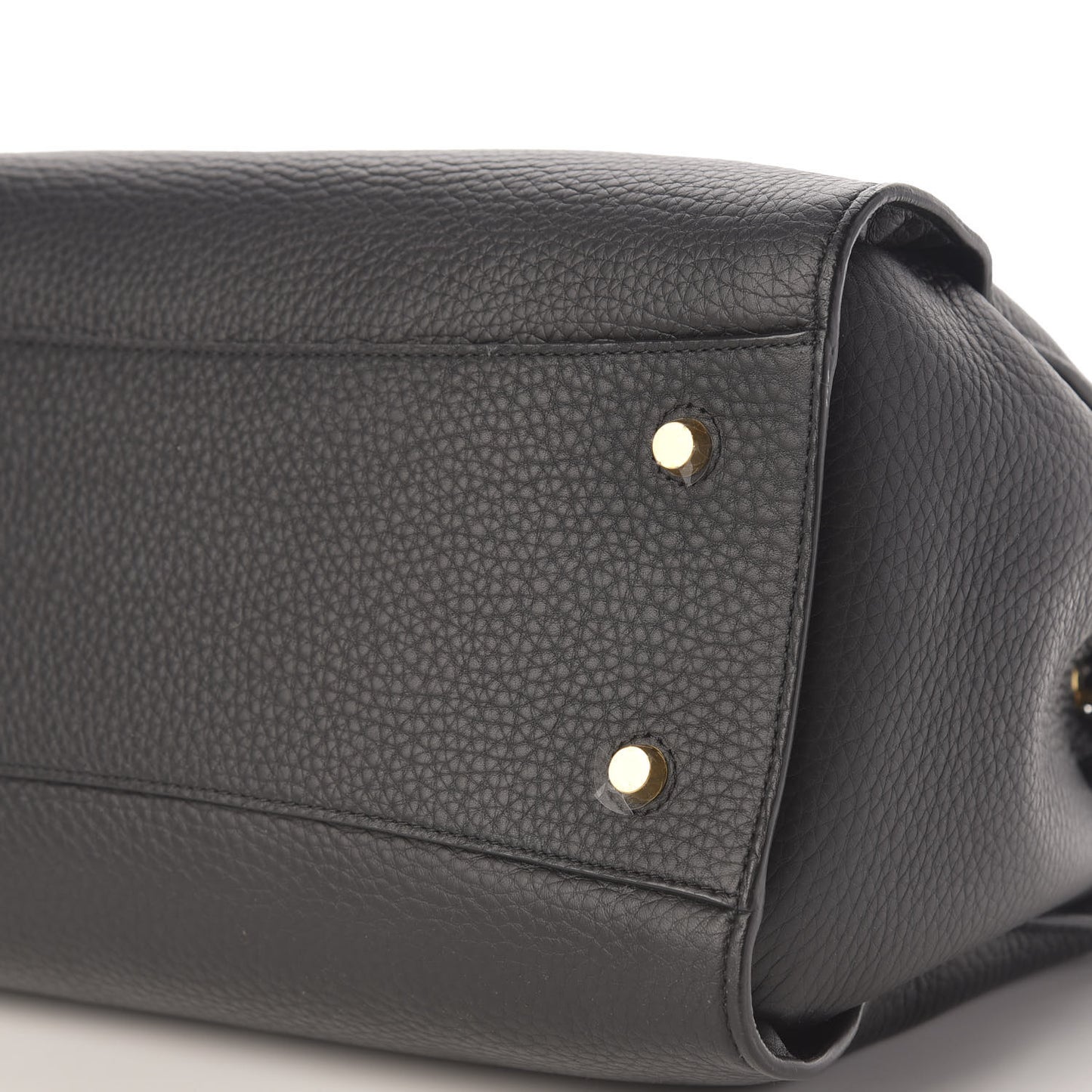 Heavy Grain Iris Tote Midnight Black