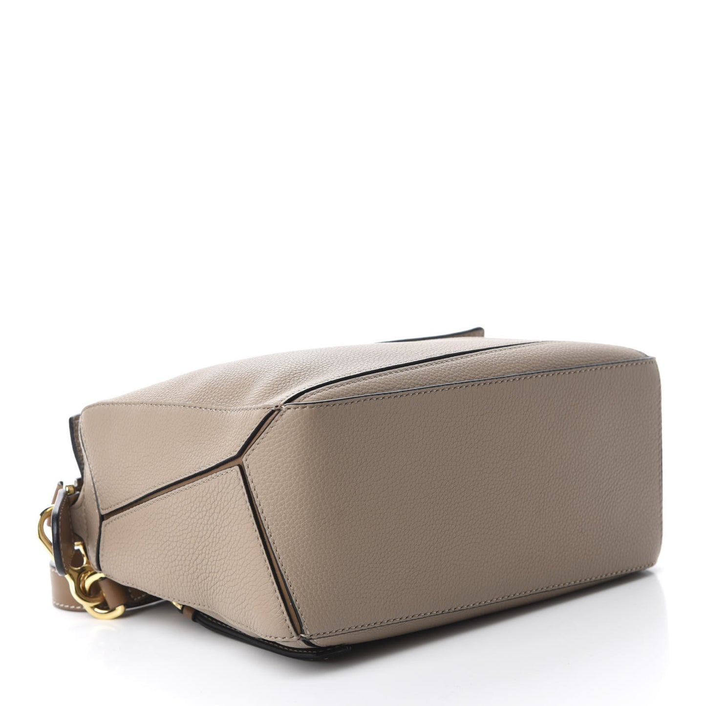 Grained Calfskin Small Puzzle Bag Sand Mink