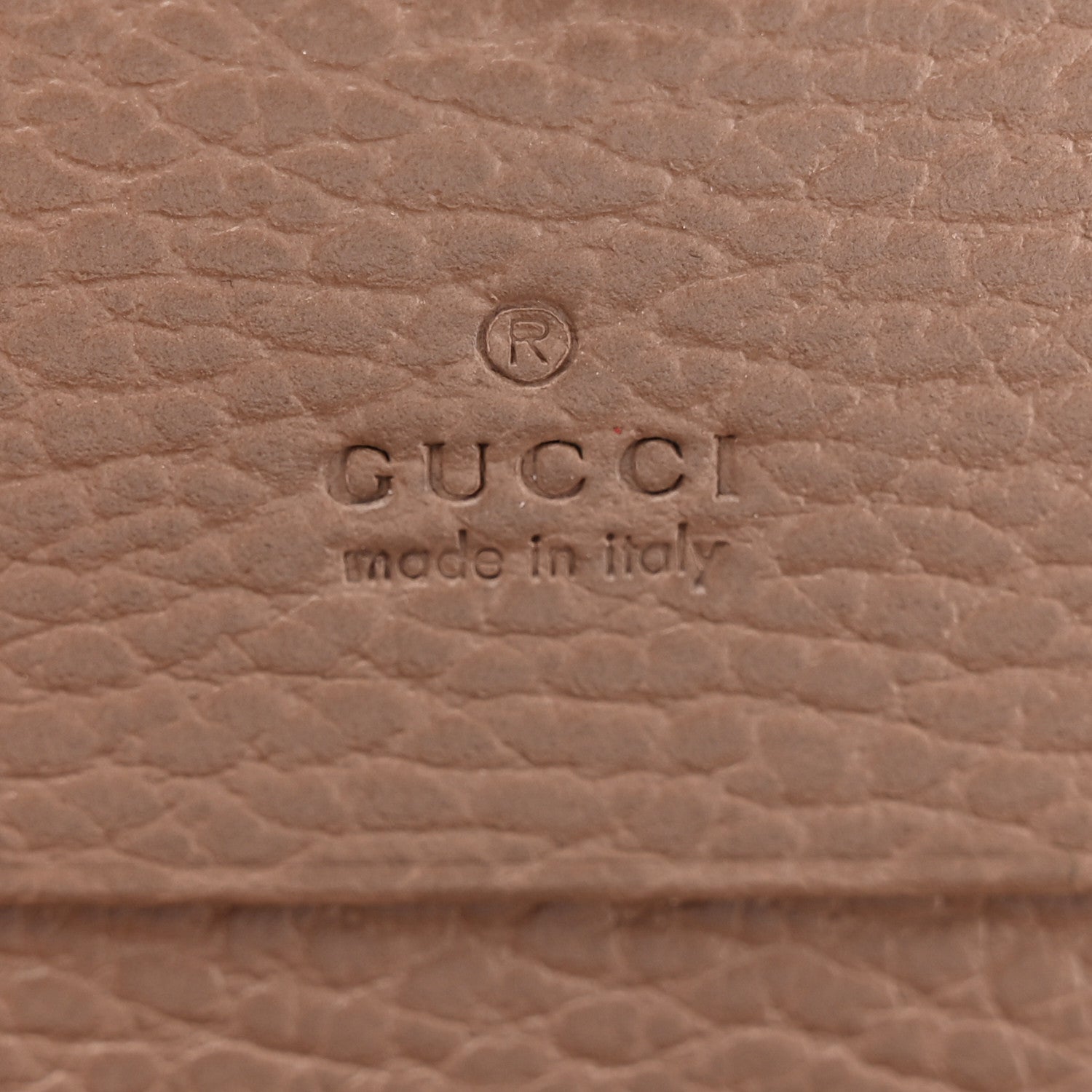 Gucci Dollar Calfskin GG Supreme Monogram GG Marmont Card Case Porcelain Rose Beige Ebony 6 of 7