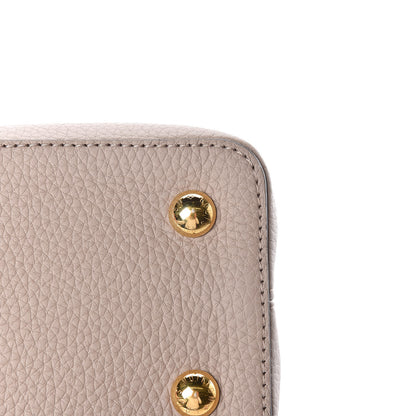 Louis Vuitton Taurillon Capucines PM Galet 10 of 15