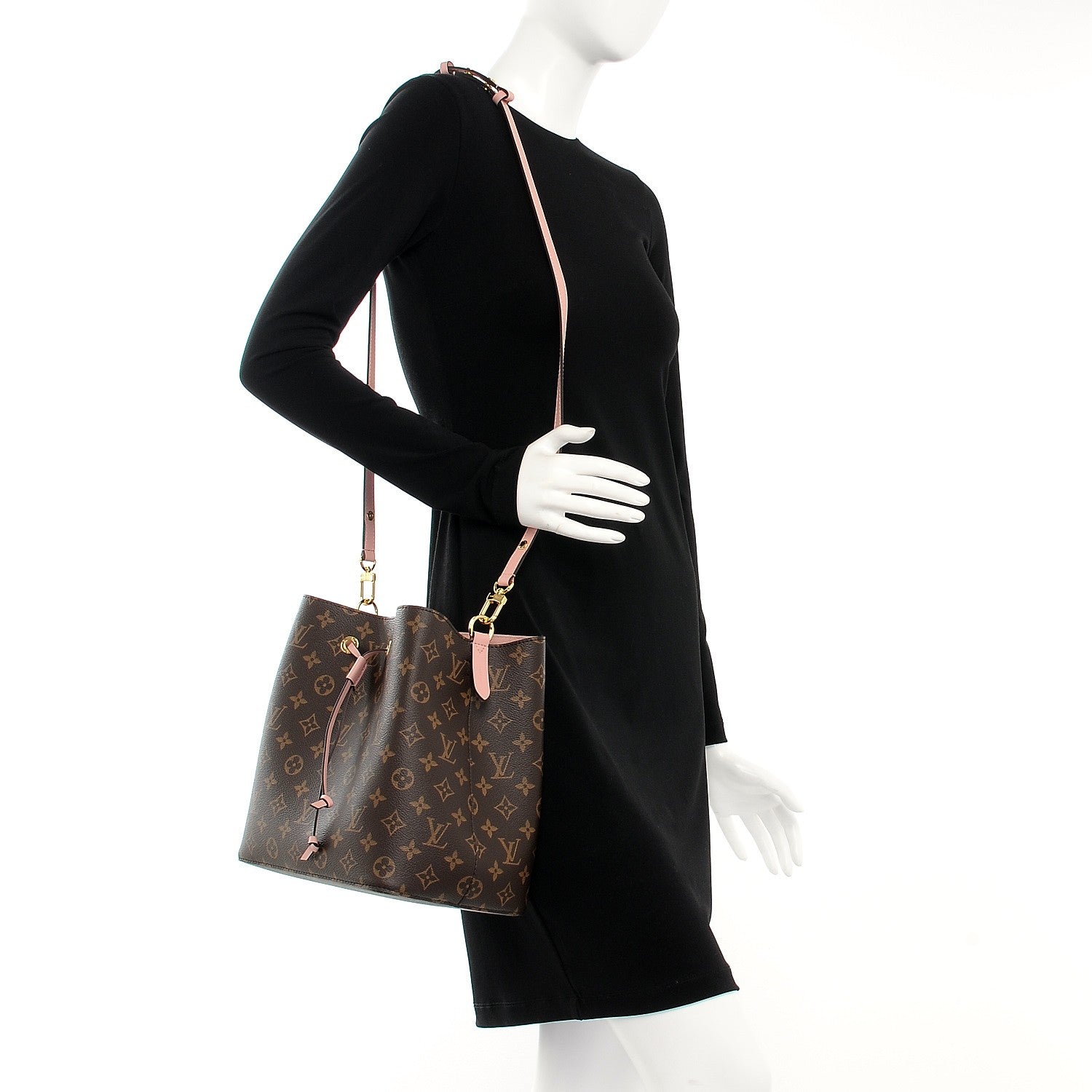 Louis Vuitton Monogram Neonoe MM Rose Poudre 3 of 15