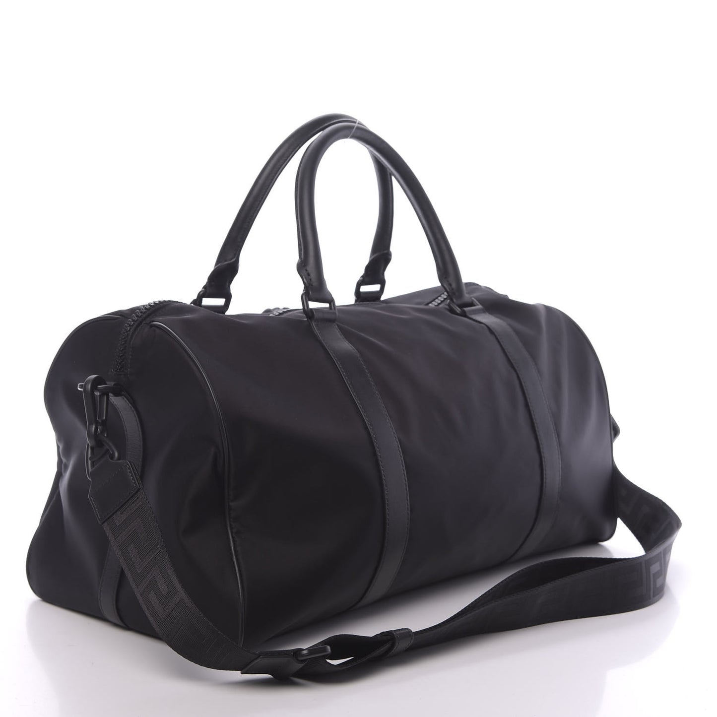 Nylon Palazzo Duffle Bag Black