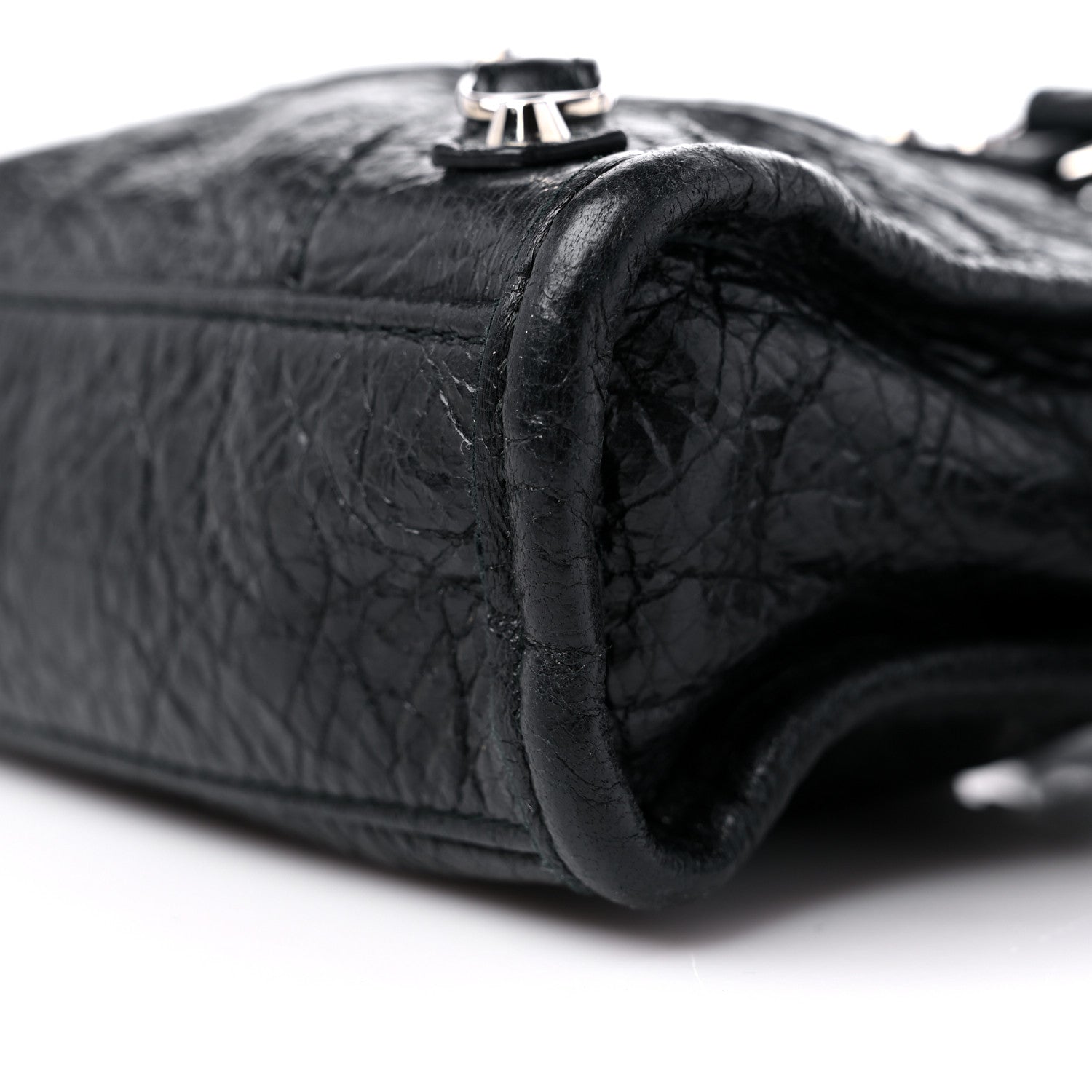Balenciaga Agneau Classic Silver Hardware Nano City Black 10 of 10