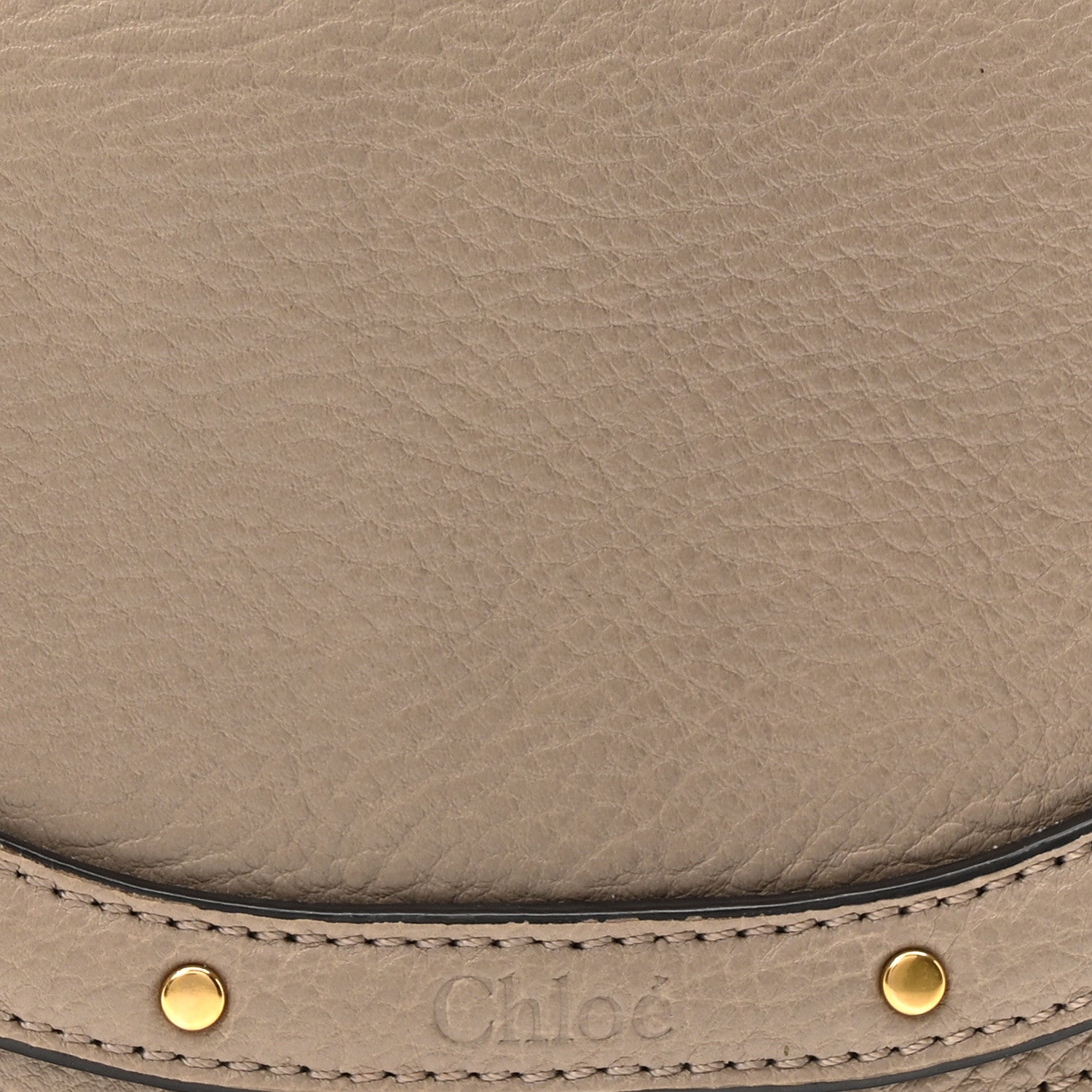 Chloe Calfskin Small Nile Bracelet Minaudiere Bag Motty Grey 7 of 9