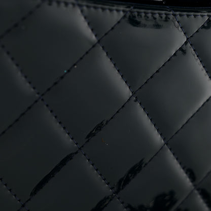 Chanel Patent Quilted Maxi Double Flap Navy Blue 12 of 12