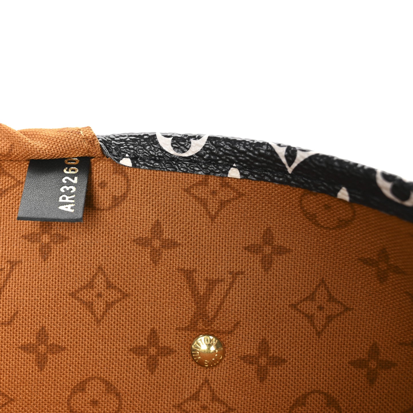 Monogram Giant Crafty Neverfull MM Creme Caramel